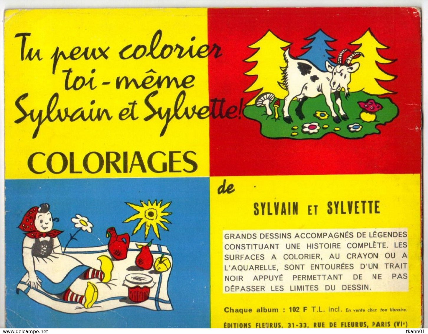 SYLVAIN ET SYLVETTE N° 12 " COLERES ET JOIES DE L'ELEPHANT BOUBOULE " DE 1956 - Sylvain Et Sylvette