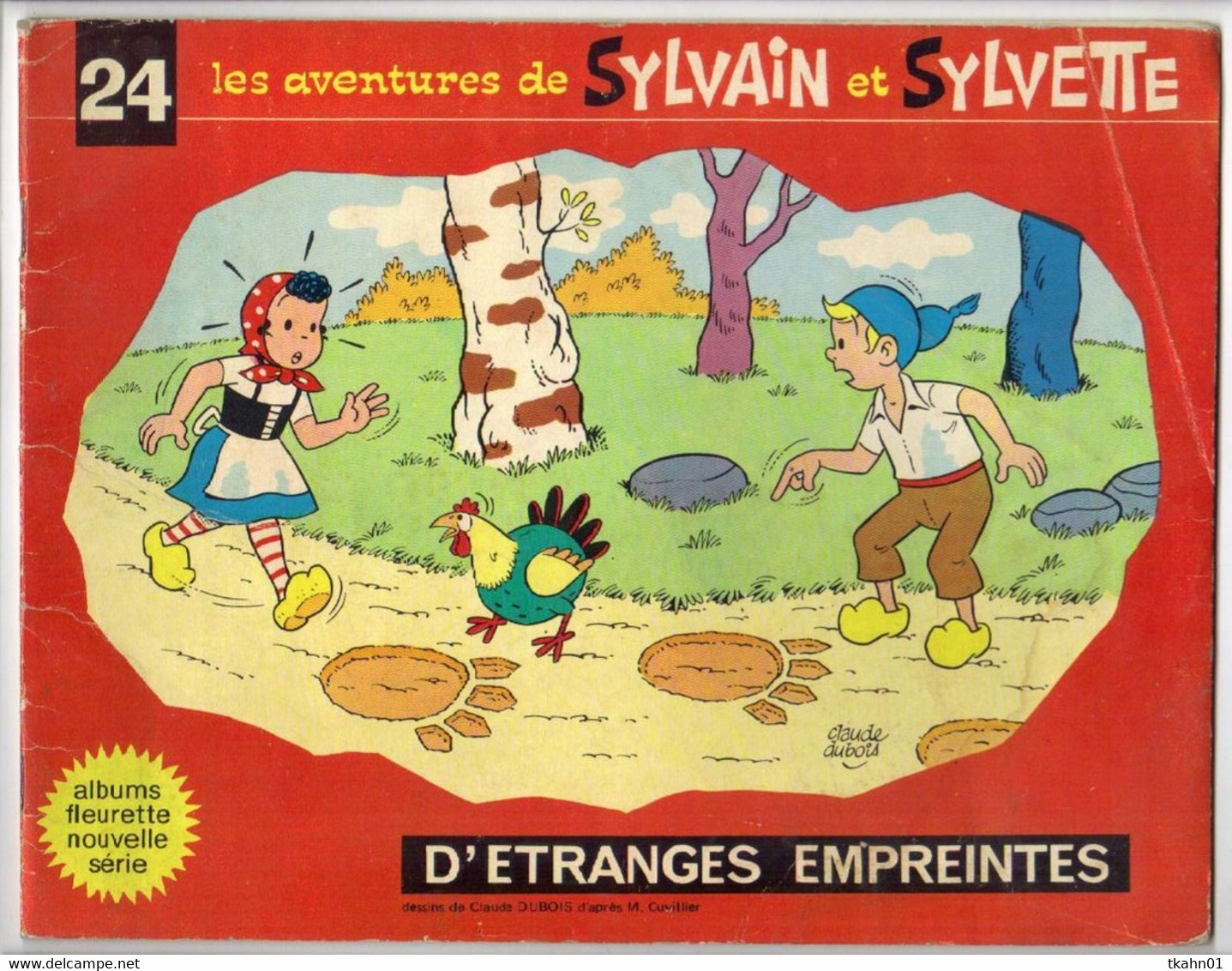 SYLVAIN ET SYLVETTE N° 24 " D' ETRANGES  EMPREINTES " NOUVELLE SERIE - Sylvain Et Sylvette