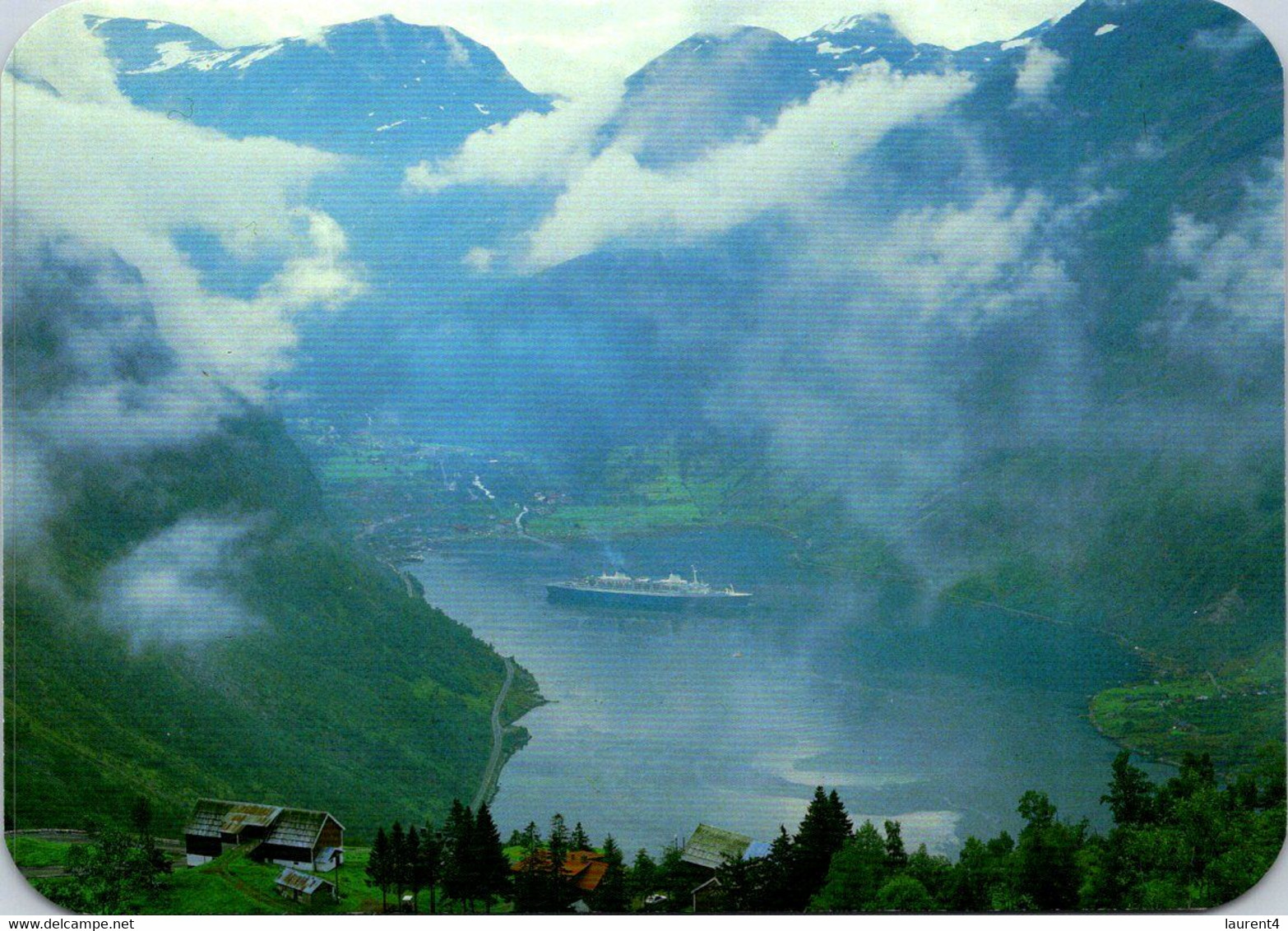 (2 L 60) Norway - Gairanger (with Cruise Ship - Norway