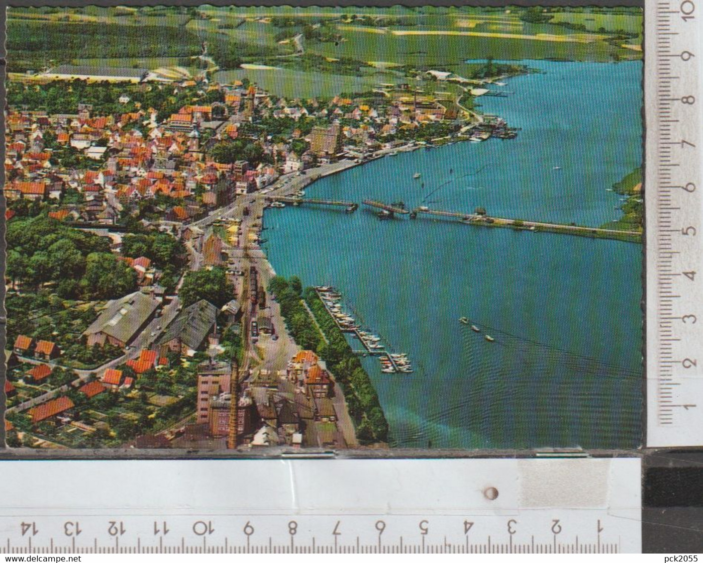 Kappeln/Schlei Luftaufnahme Gelaufen 1968 ( AK 2936 ) - Kappeln / Schlei