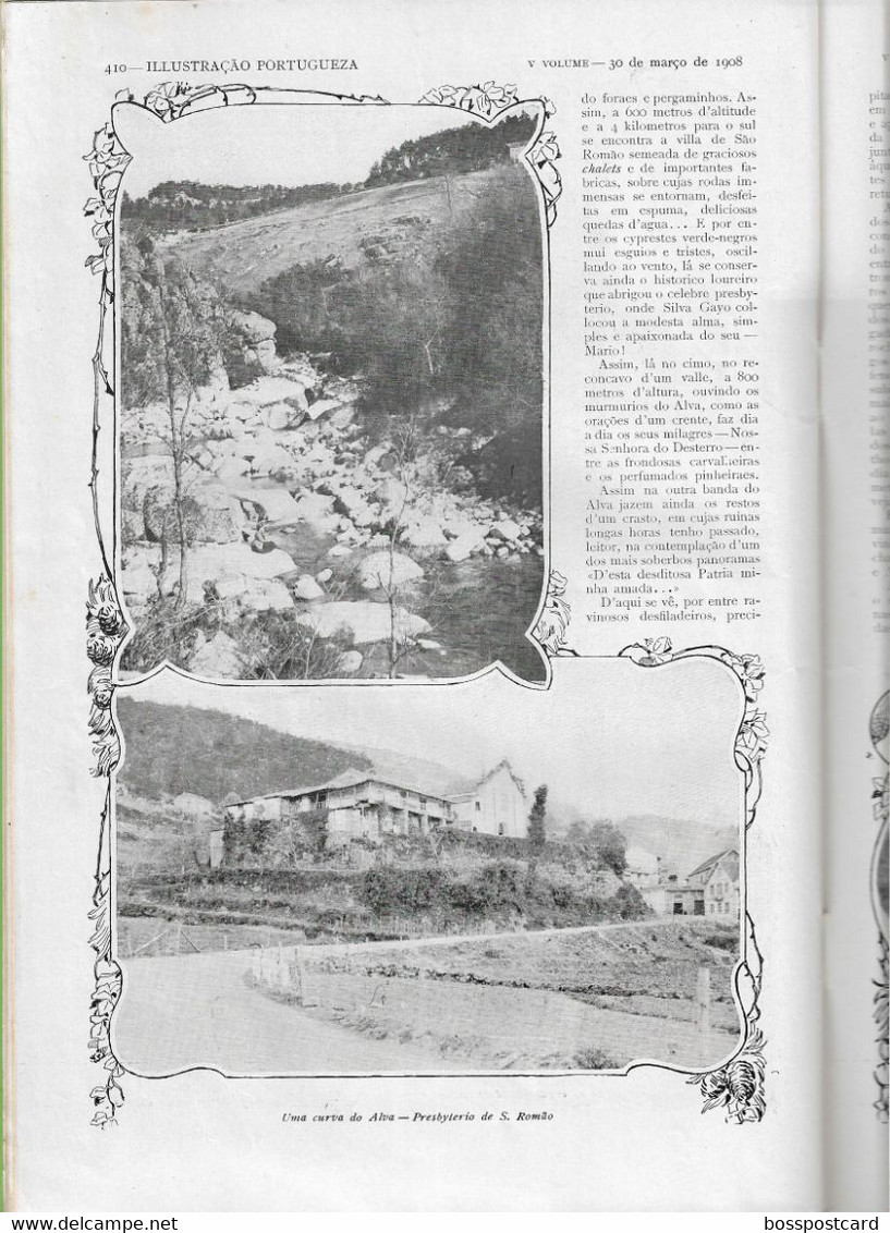 Tabaçô (Viana Do Castelo) - Serra Da Estrela - Monarquia Portuguesa - Ilustração Portuguesa Nº 110, 1908 - Portugal - Informations Générales