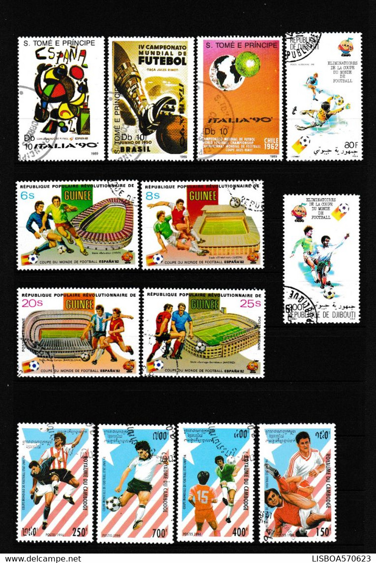 DIVERS FOOTBALL OBLITERES - Used Stamps