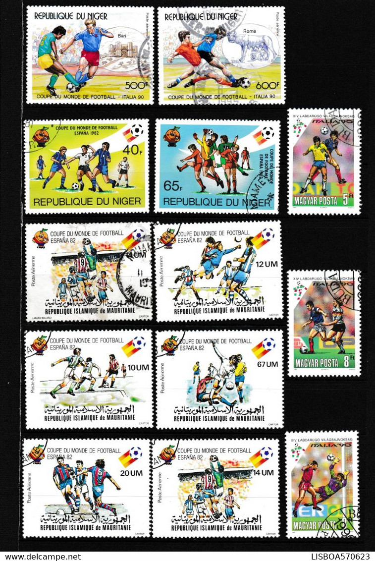 DIVERS FOOTBALL OBLITERES - Used Stamps