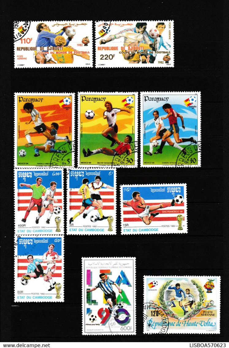 DIVERS FOOTBALL OBLITERES - Used Stamps