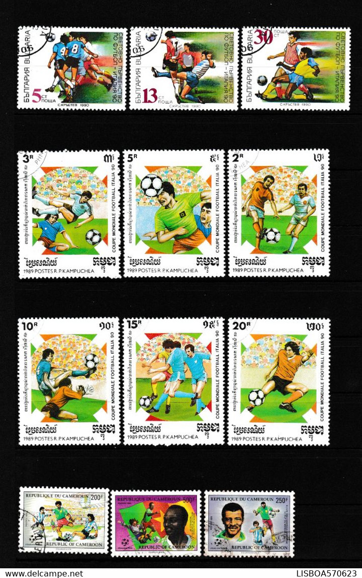 DIVERS FOOTBALL OBLITERES - Used Stamps