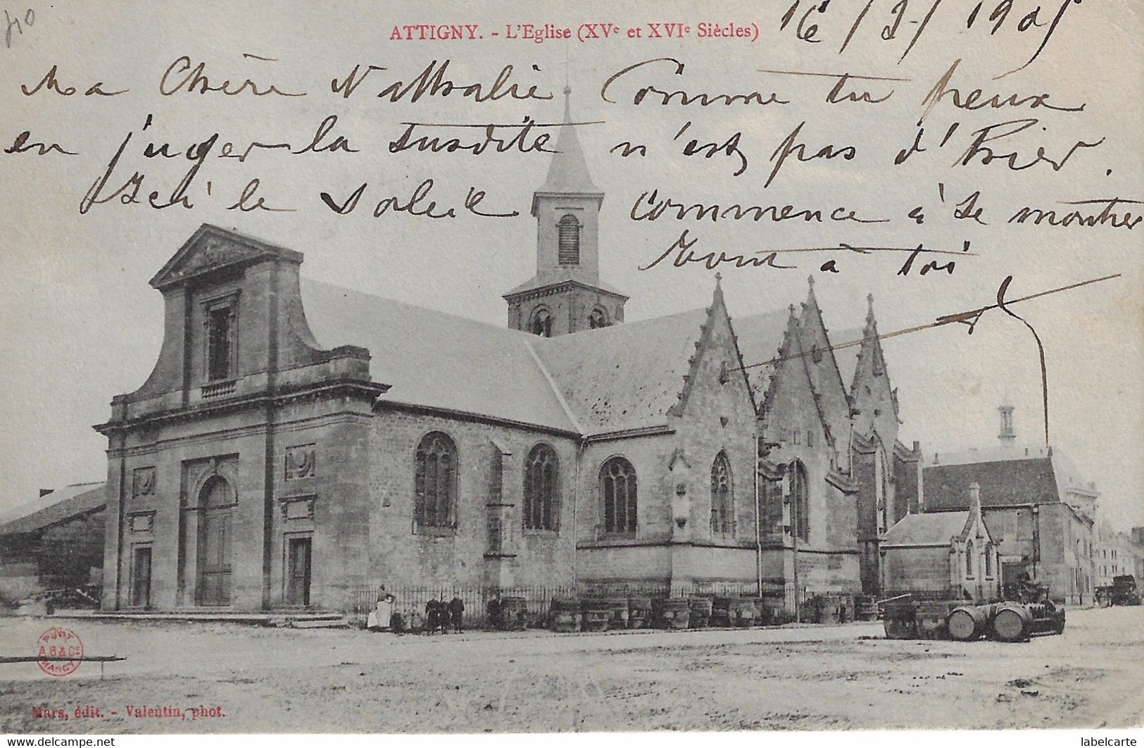 ARDENNES 08. ATTIGNY  L EGLISE  XVè  XVI SIECLES - Attigny