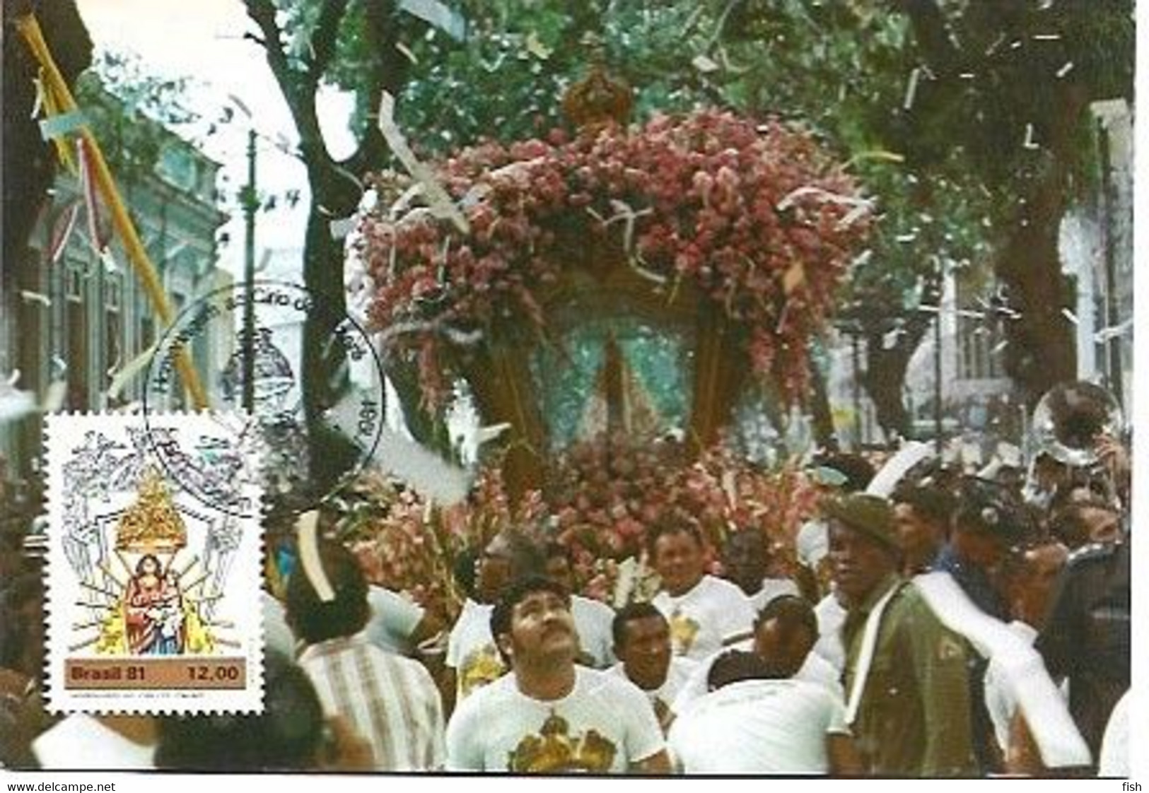 Brazil & Maximum Card, Pará, Círio Aspect, The Largest Catholic Pilgrimage Of The Country, N.S Nazaré, Belém 1981 (21) - Belém