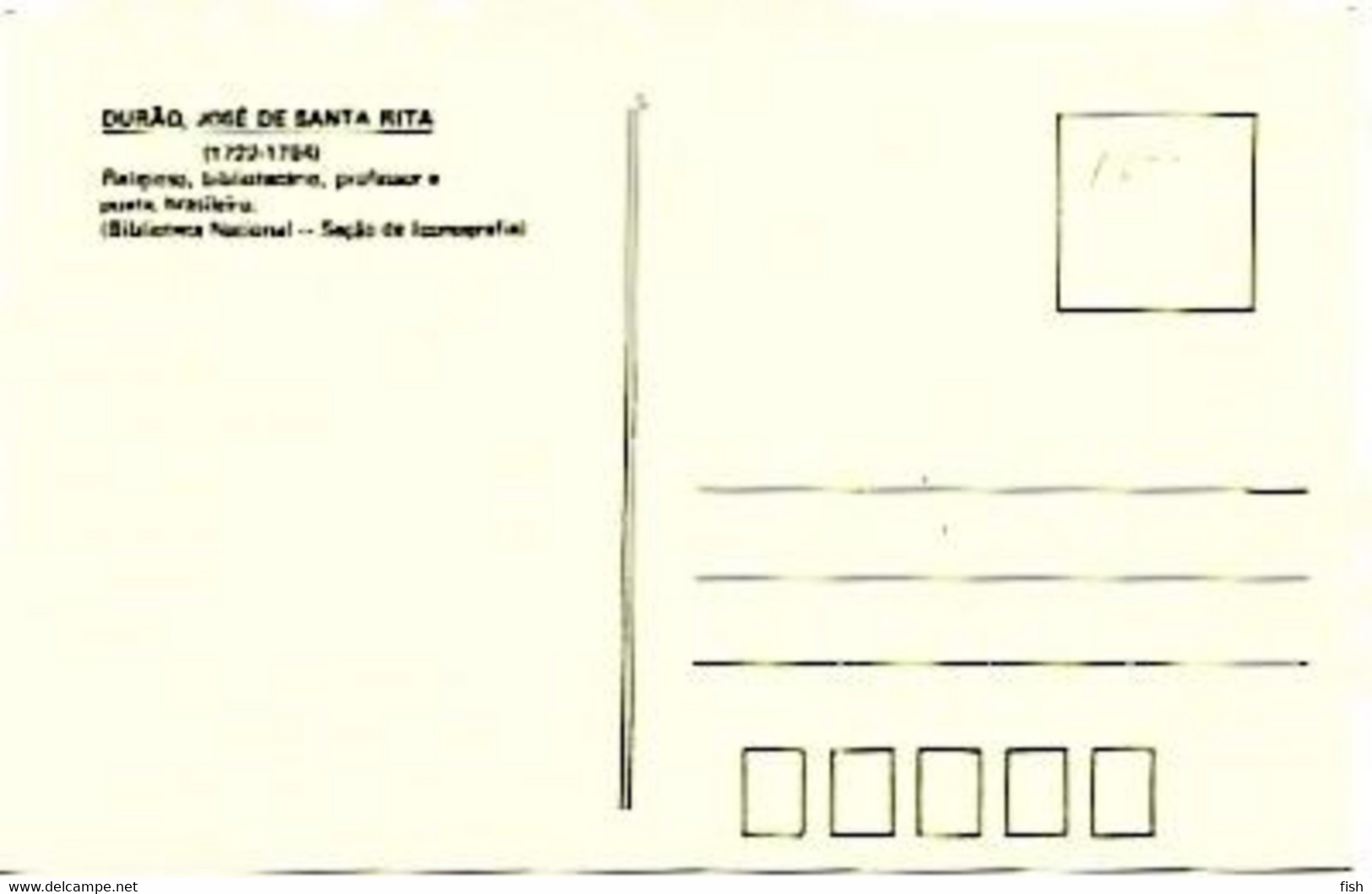 Brazil & Maximum Card, José De Santa Rita Durão, 200 Anos Do Poema Caramuru, Rio De Janeiro 1981 (21999) - Maximum Cards
