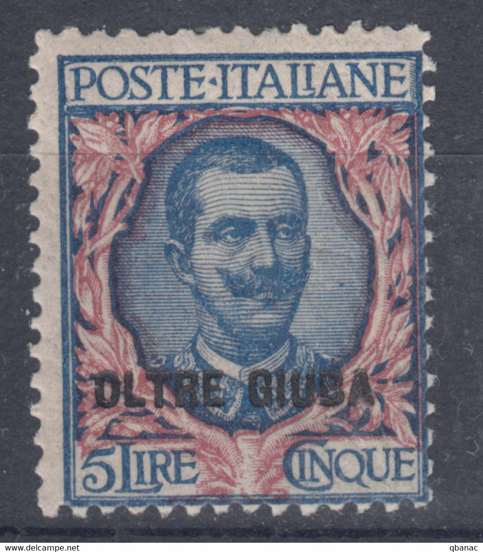 Italy Colonies Oltre Giuba 1925 Sassone#14 Mint Never Hinged - Oltre Giuba