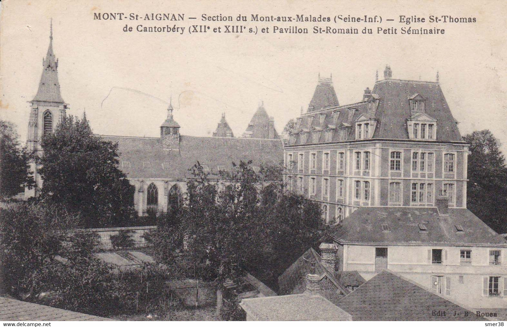 76 - Mont St Aignan - Section Du Mont Aux Malade - Eglise St Thomas De Cantorbery - Mont Saint Aignan