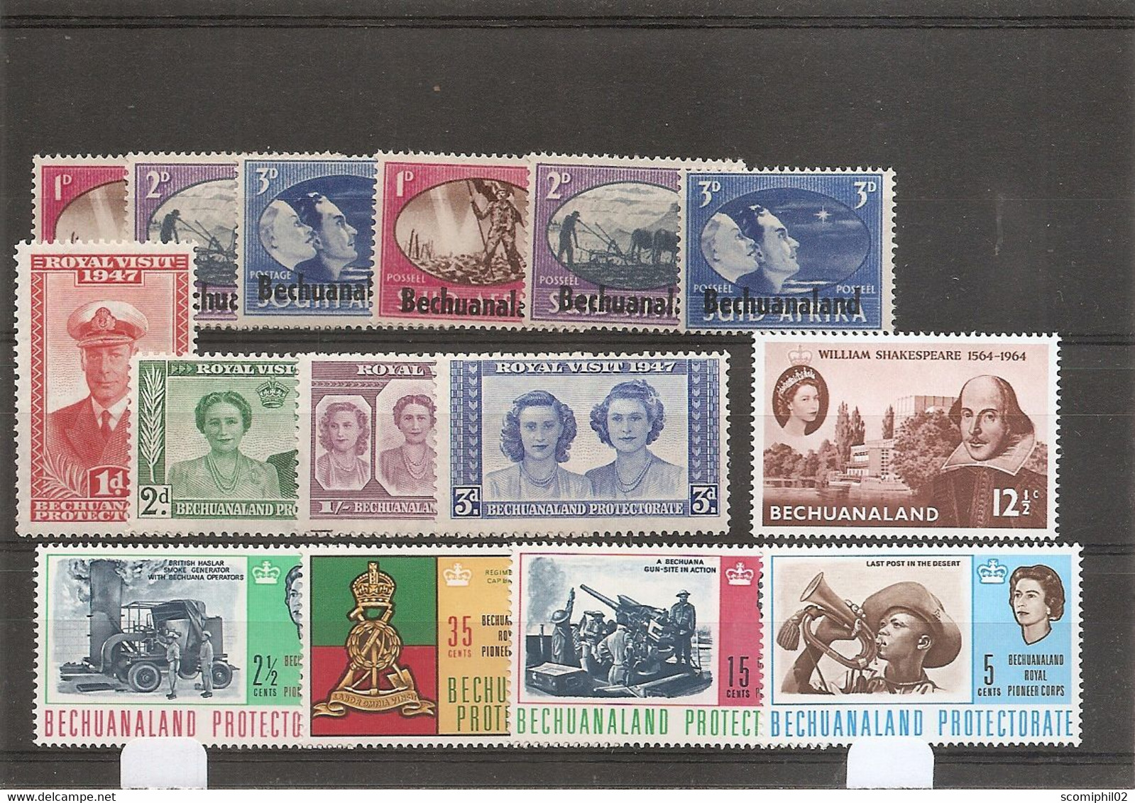 Bechuanaland ( Lot De Timbres Différents XXX -MNH ) - Altri & Non Classificati