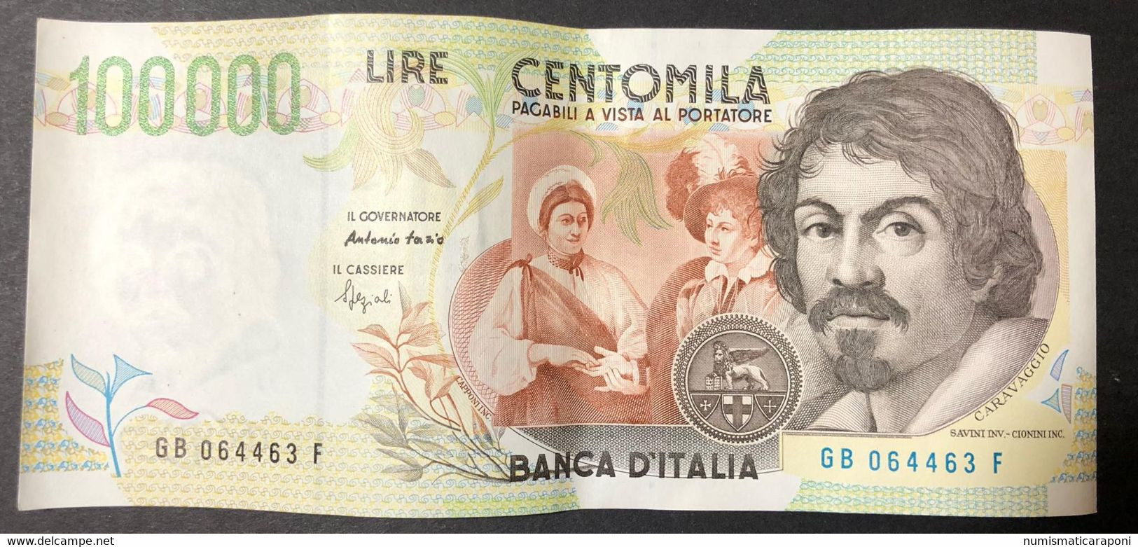 100000 Lire CARAVAGGIO 2° TIPO SERIE B 1995 LOTTO 2942 - 100.000 Lire