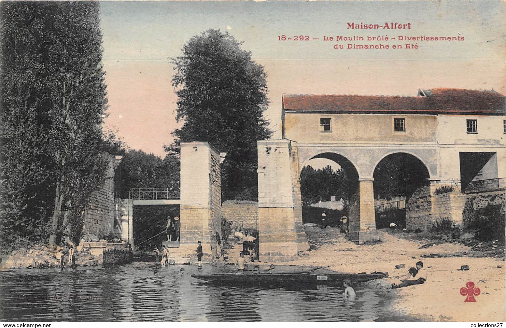 94-MAISON-ALFORT-LE MOULIN BRÛLE DEVERTISSEMENTS DU DIMANCHE EN ETE - Maisons Alfort