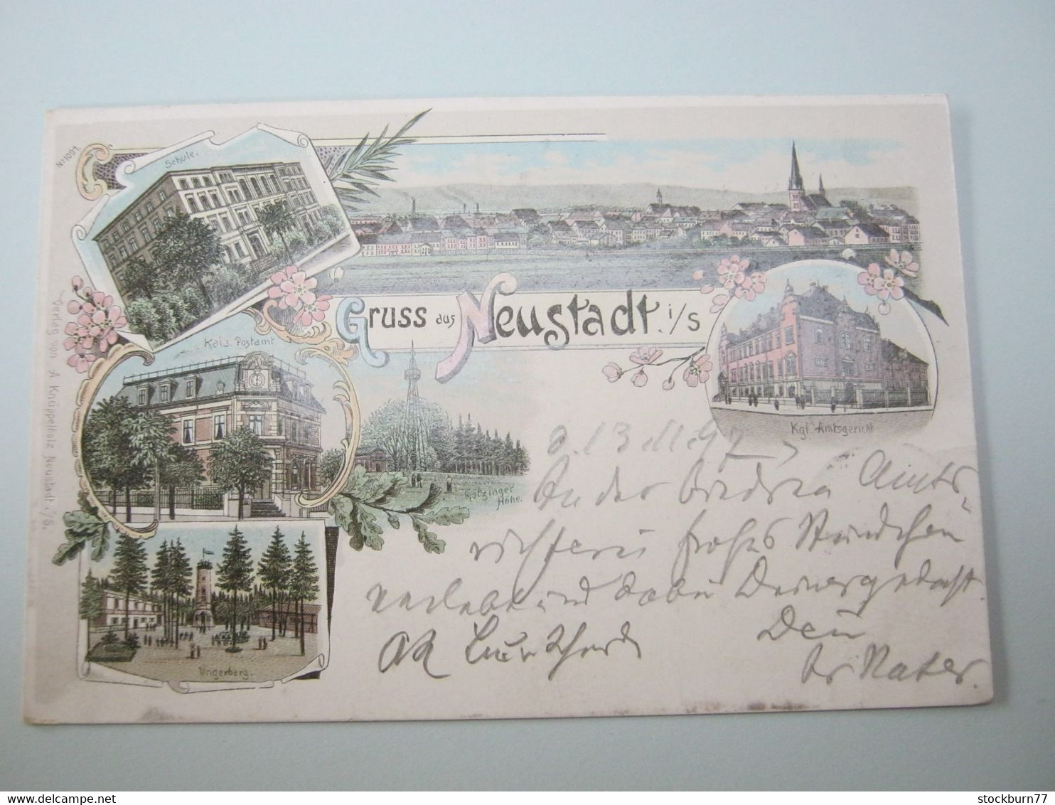 NEUSTADT In Sachsen  ,  Schöne Karte  Um 1897 - Neustadt
