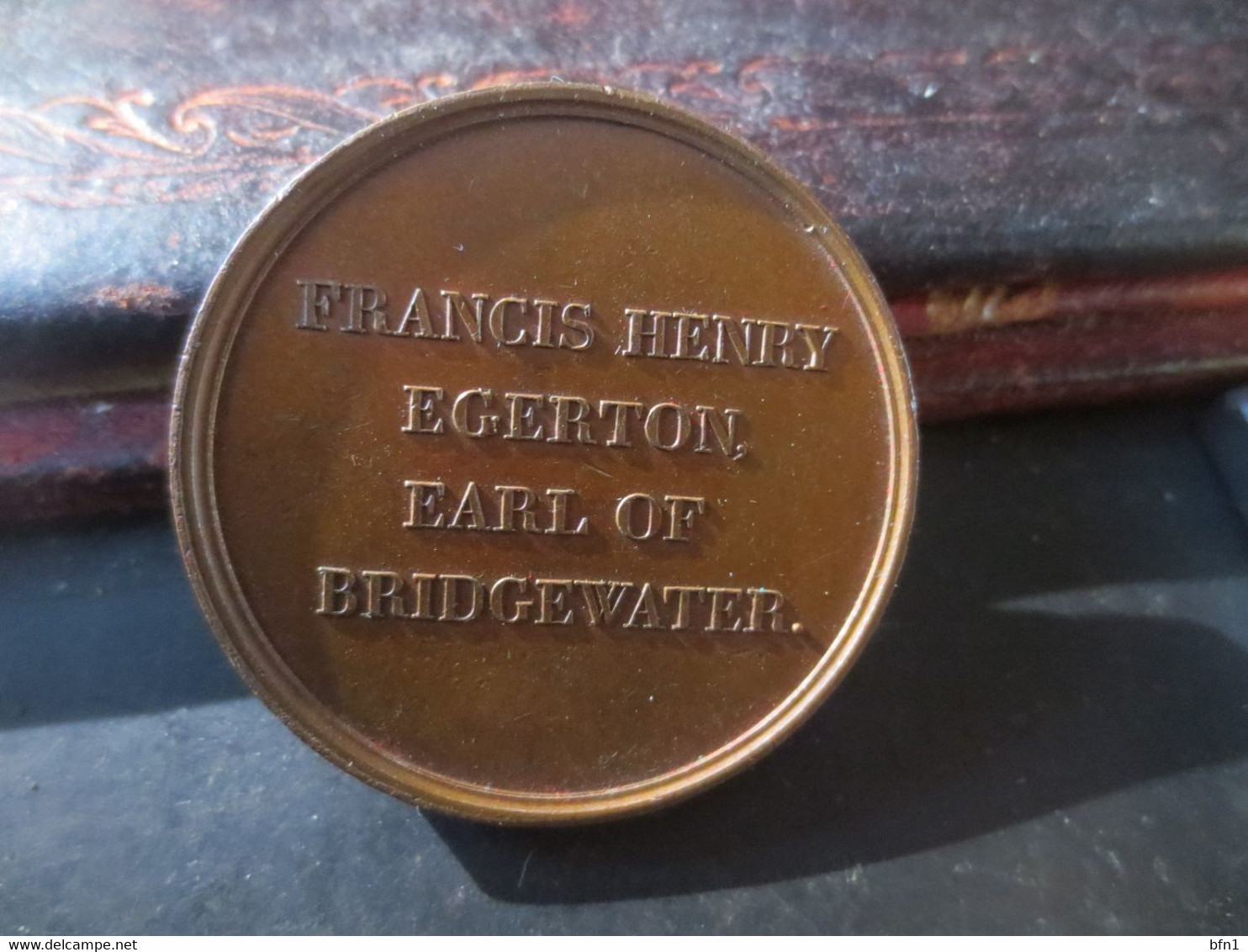 MEDAILLE FRANCIS HENRY EGERTON EARL OF BRIDGEWATER- SPLENDIDE - Royaux/De Noblesse