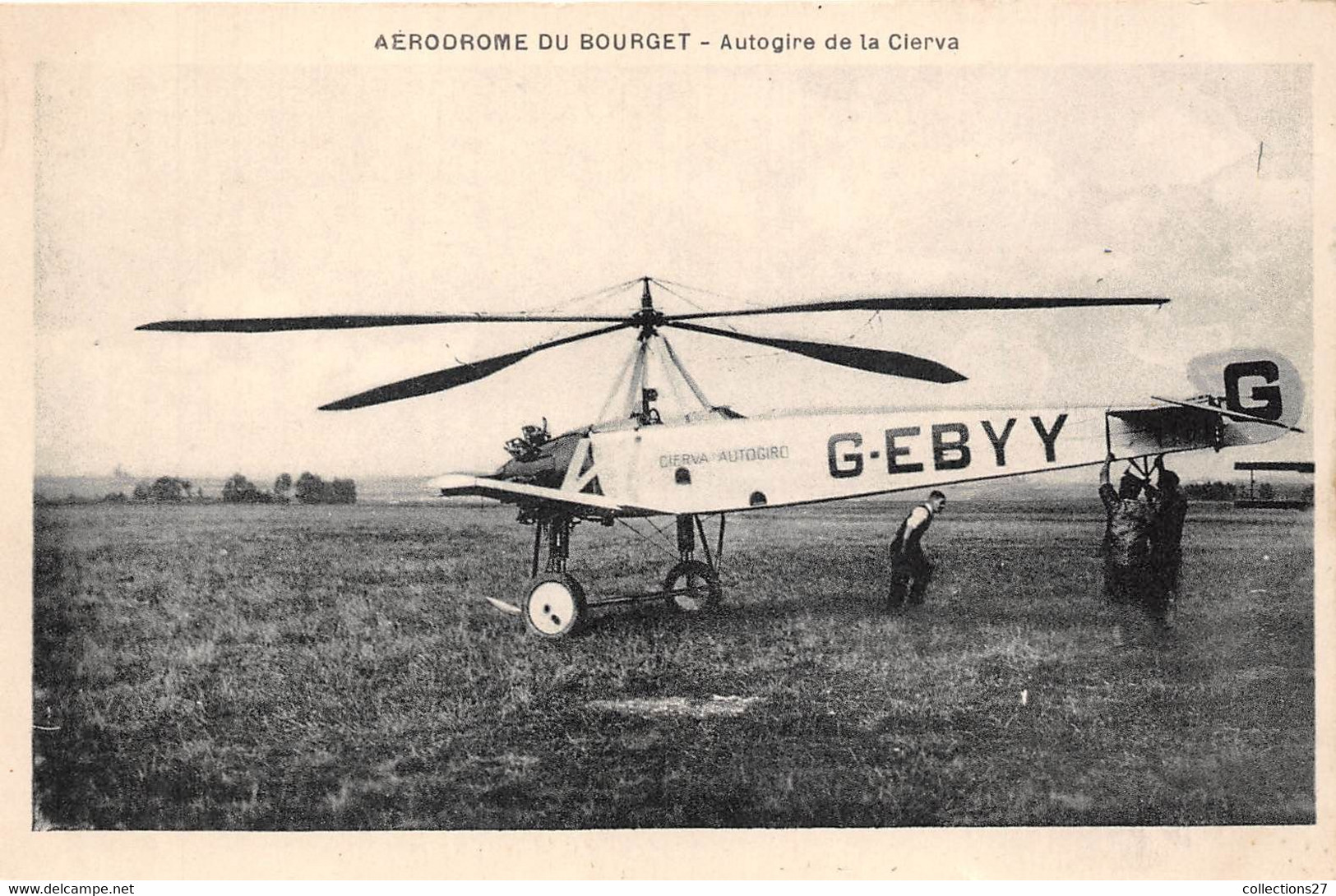 93-LE BOURGET- AERODROME DU BOURGET AUTOGIRE DE LA CIERVA - Le Bourget