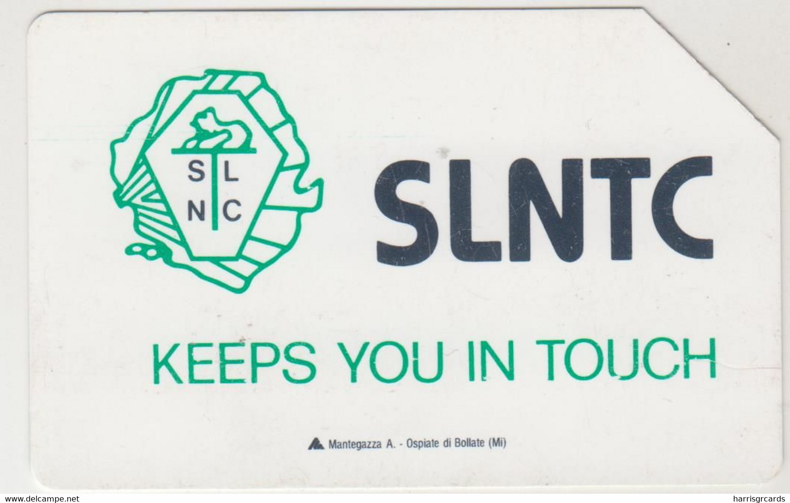 SIERA LEONE - Green Logo SLNTC (Mantegazza), 50 U ,used - Sierra Leona