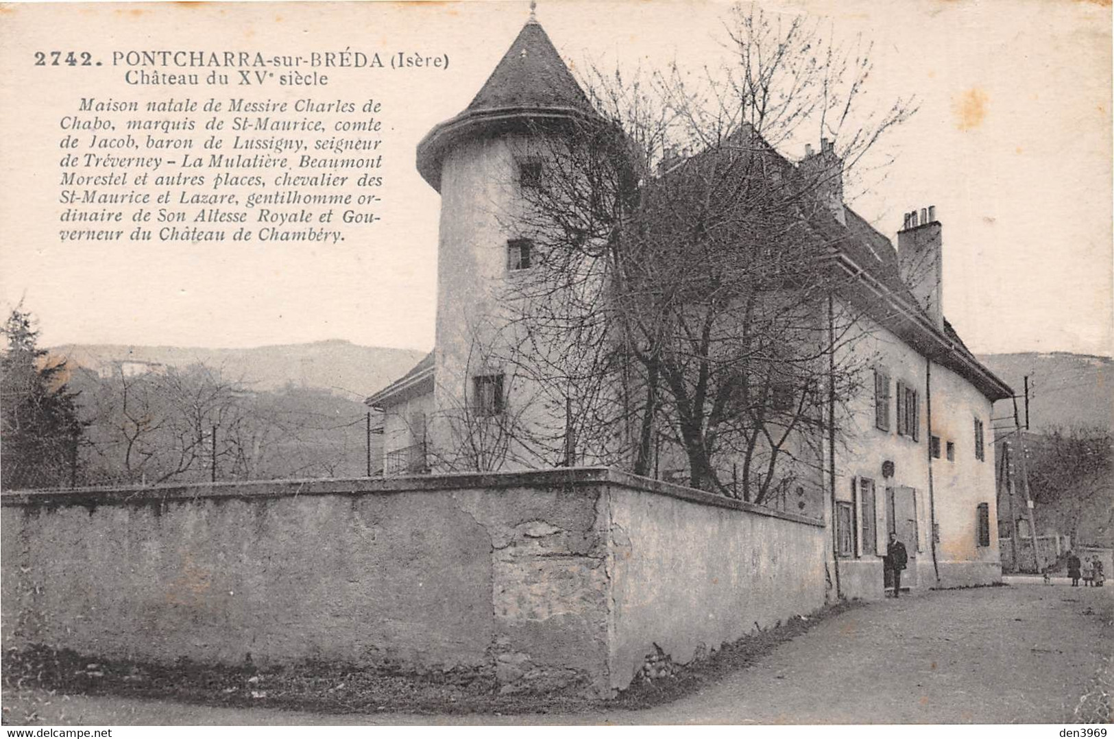 PONTCHARRA-sur-BREDA (Isère) - Château Du XVe Siècle - Pontcharra
