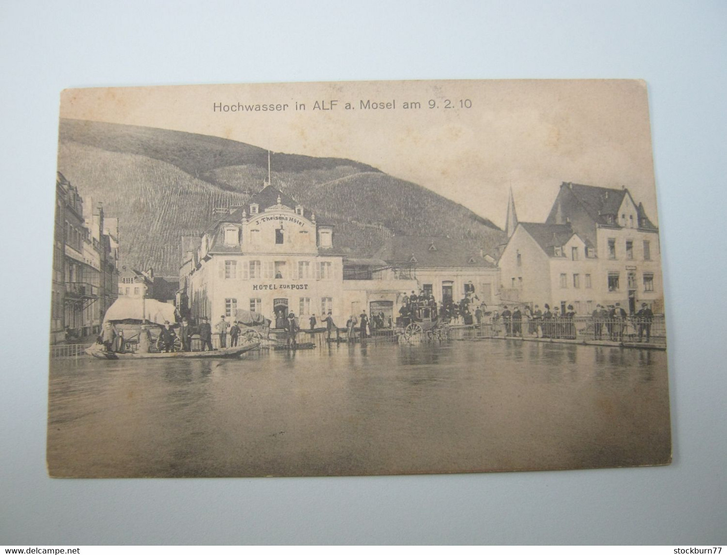 ALF , Hochwasser  1910 ,  Schöne Karte  Um 1910 - Alf-Bullay