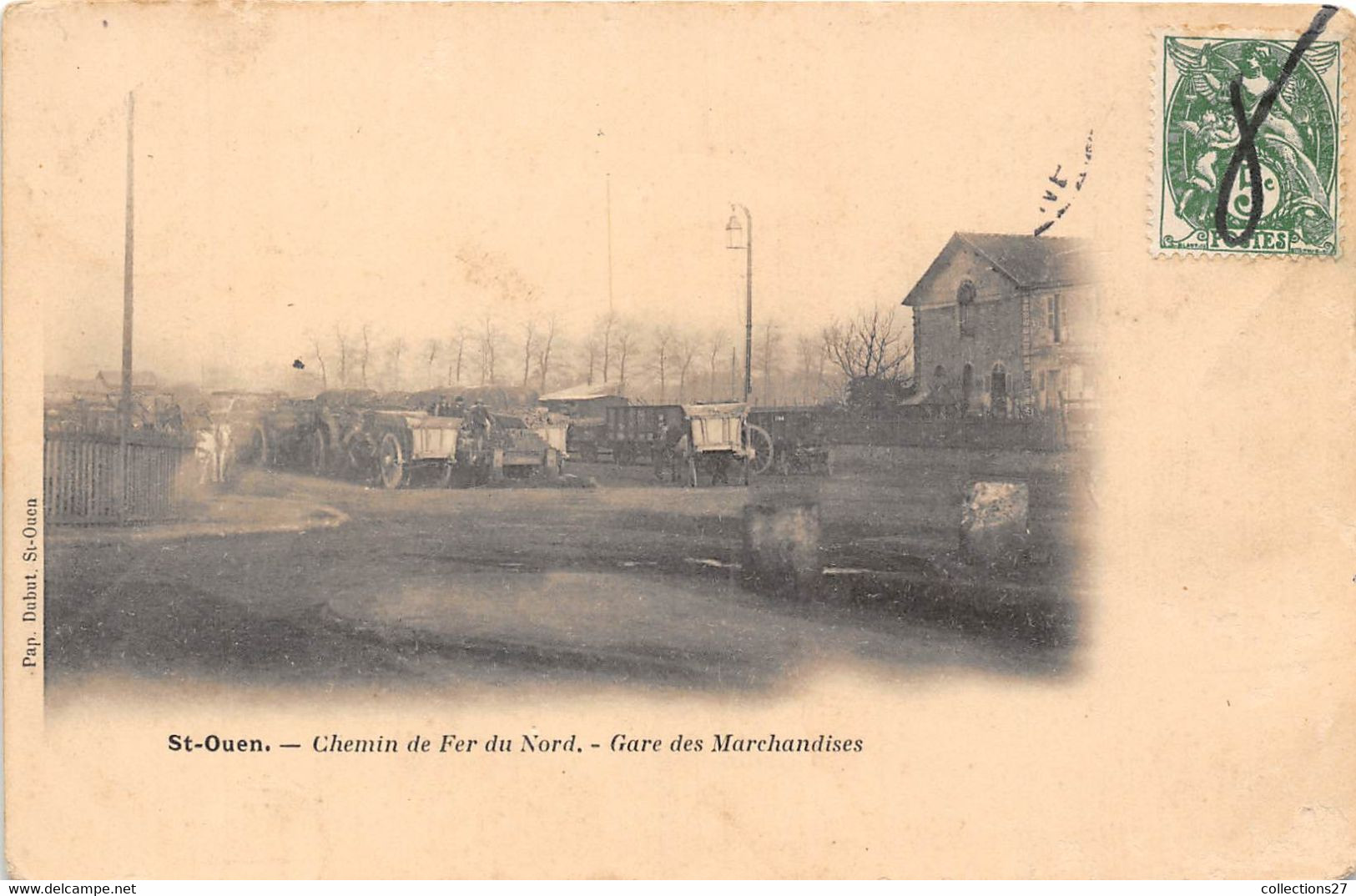 93-SAINT-OUEN- CHEMIN DE FER DU NORD GARE DES MARCHANDISES - Saint Ouen