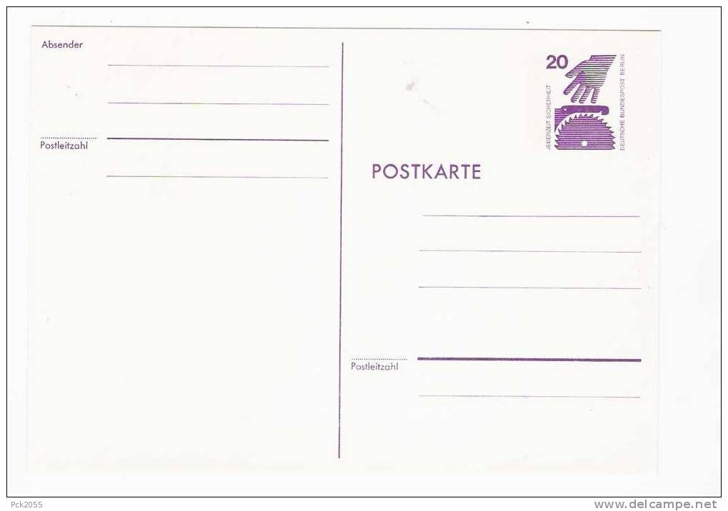 Berlin Ganzsache Mi.Nr. P 94 Ungebraucht (d24) - Cartes Postales - Neuves