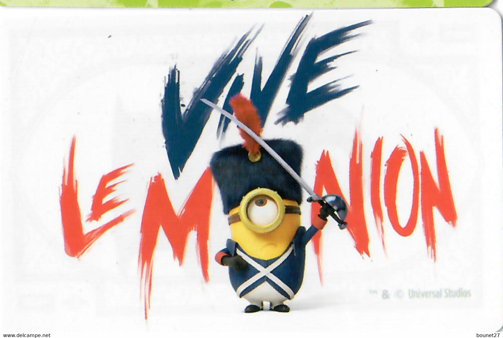 Carte Card Carrefour - LES MINIONS -  VIVE LE MINION La Révolution - Sonstige & Ohne Zuordnung