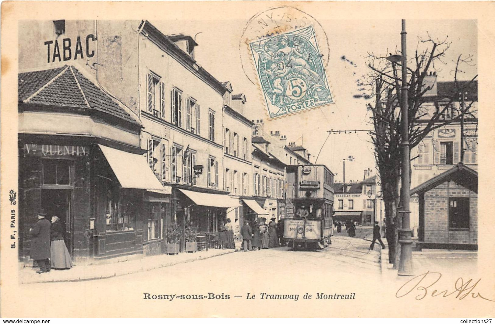 93-ROSNY-SOUS-BOIS- LE TRAMWAY DE MONTREUIL - Rosny Sous Bois