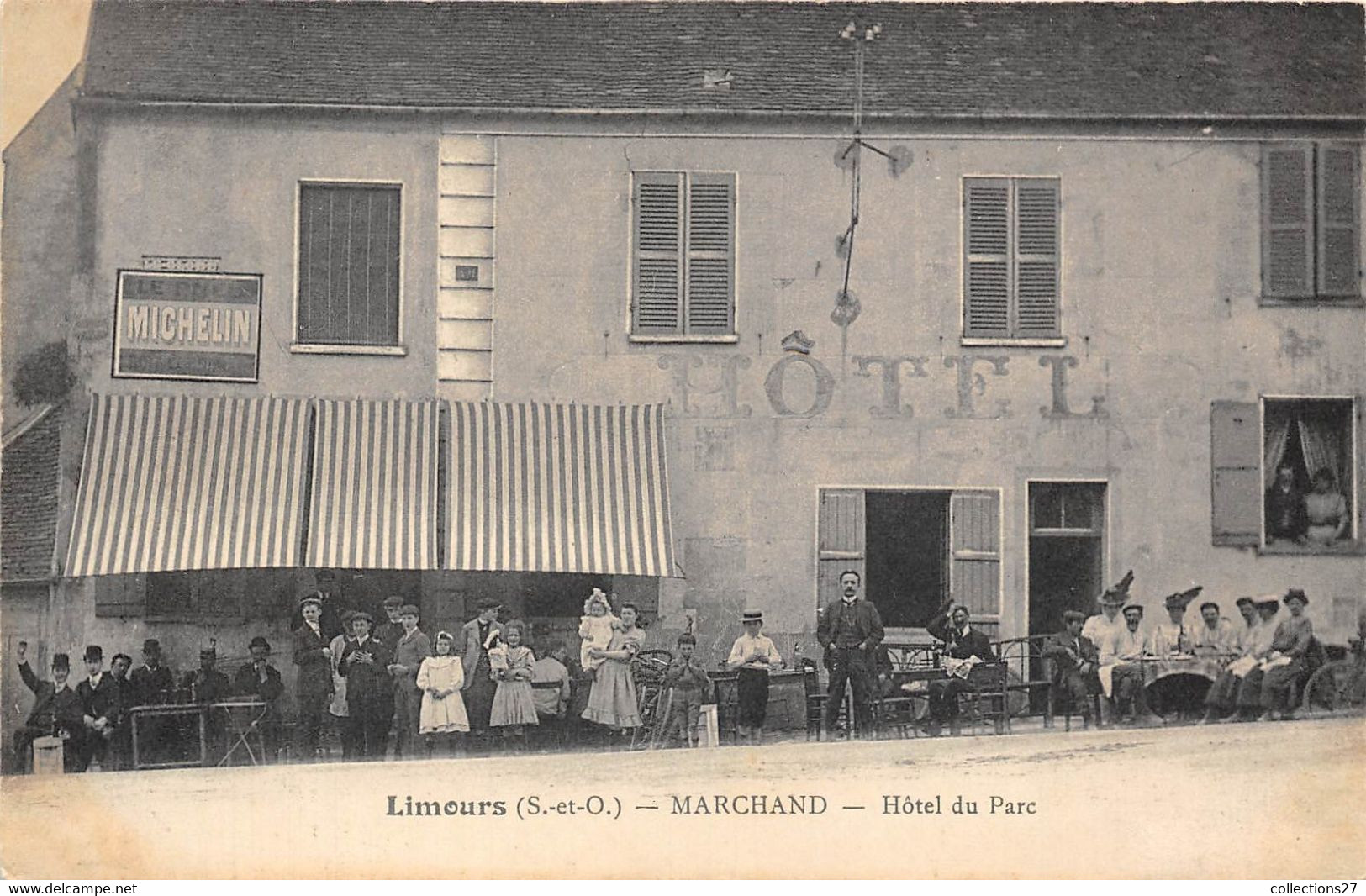 91-LIMOURS- MARCHAND- HÔTEL DU PARC - Limours