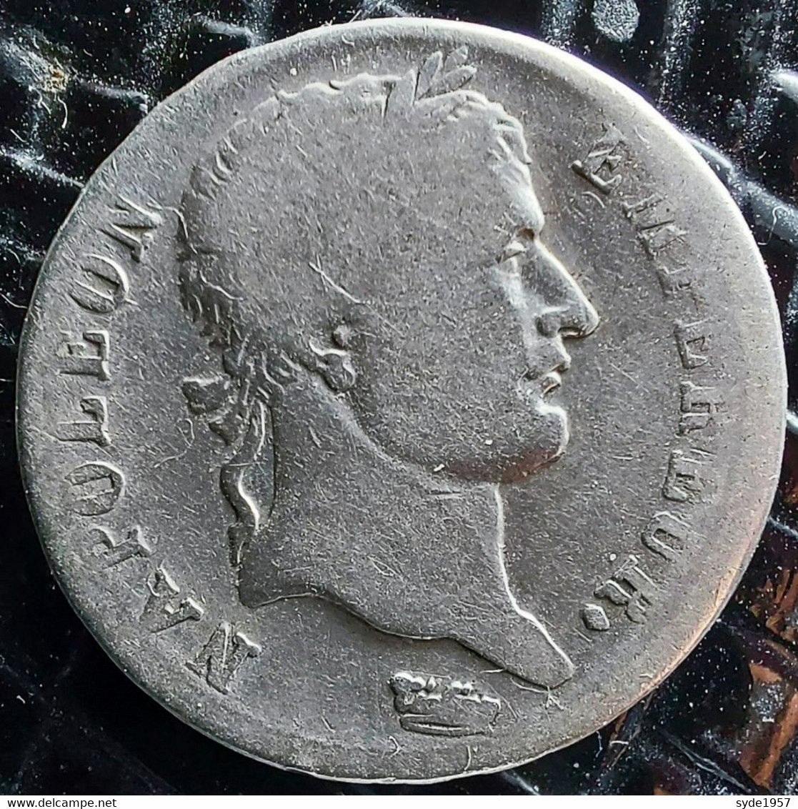 France. Napoléon I (1804-1814). 1 Franc 1811-D, Lyon (Argent) - 1 Franc