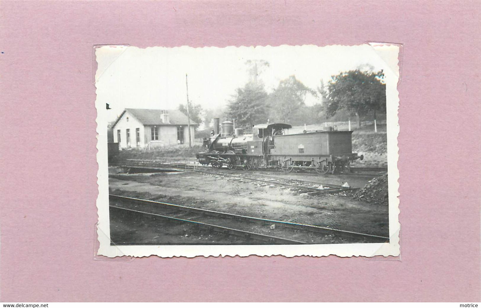 TRAIN - Modèle à Identifier (photo Années 30/40 Format 8,7 Cm X 6,1cm). - Trains