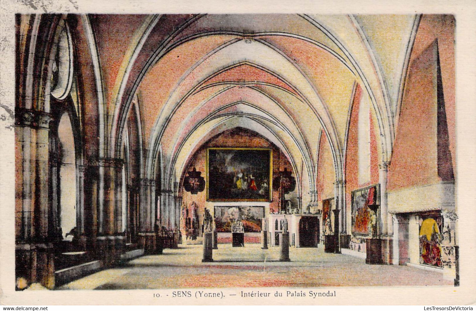 CP FRANCE - 89 - SENS - Intérieur Du Palais Synodal - Colorisée - Sens