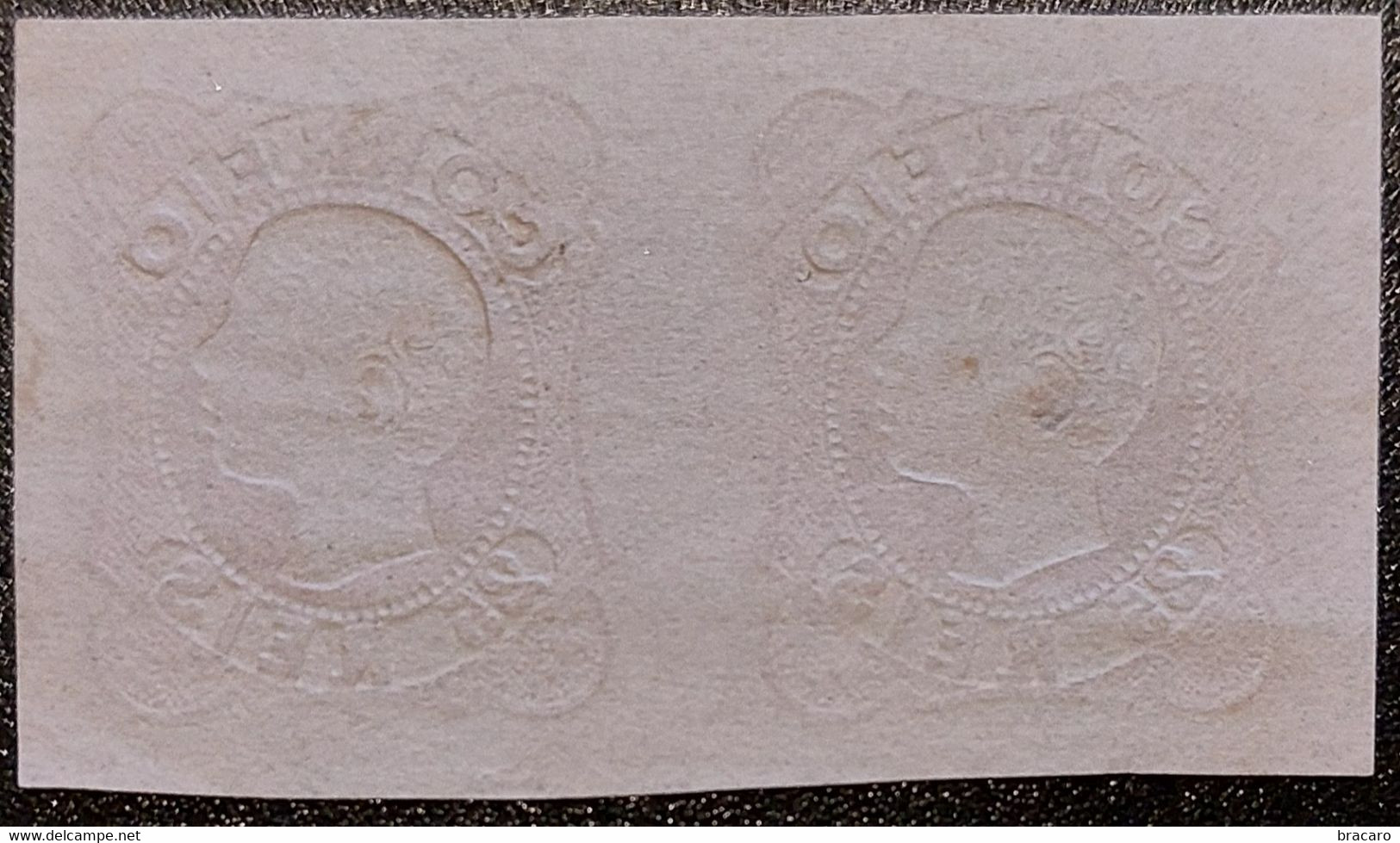 PORTUGAL - D. Pedro V, Cabelos Anelados 25 Reis Mf13 - Par, Exemplares De LUXO - Obliterados à Pena - Used Stamps