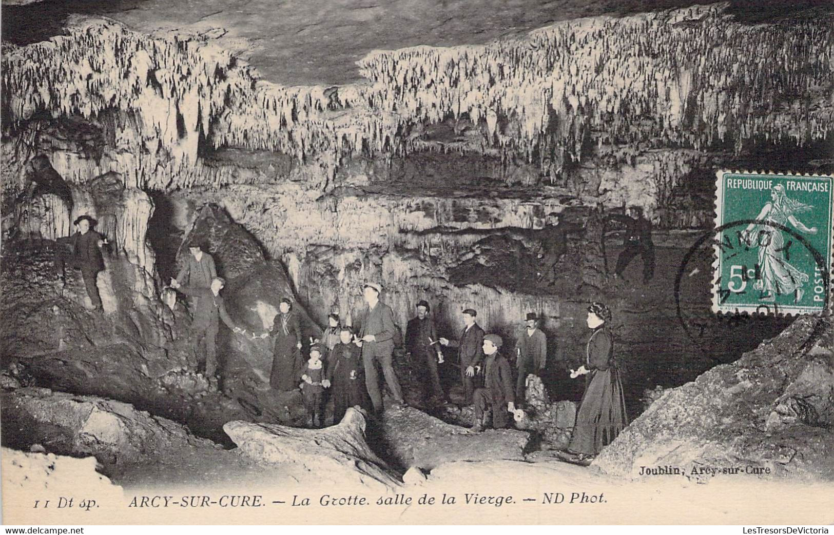 CP FRANCE - 89 - ARCY Sur CURE - La Grotte Salle De La Vierge - ND Phot - Joublin Arcy Sur Cure - Otros & Sin Clasificación