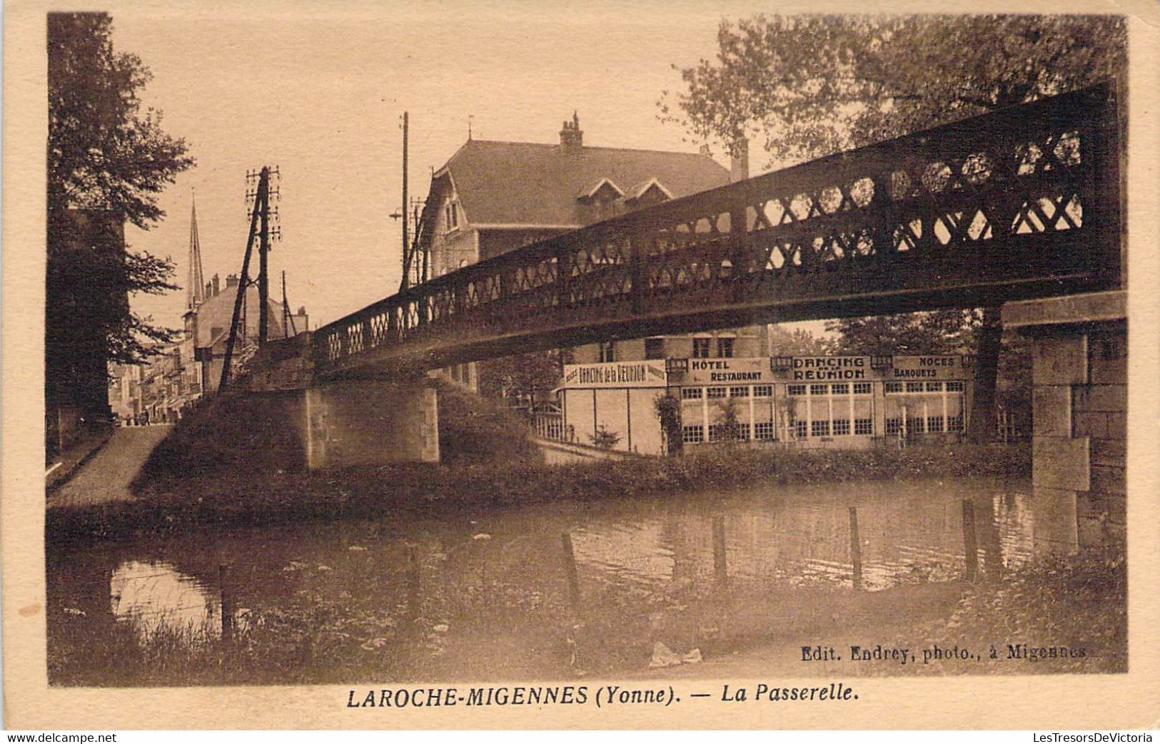 CP FRANCE - 89 - LAROCHE MIGENNES - La Passerelle - Editeur ENDREY MIGENNES - Otros & Sin Clasificación