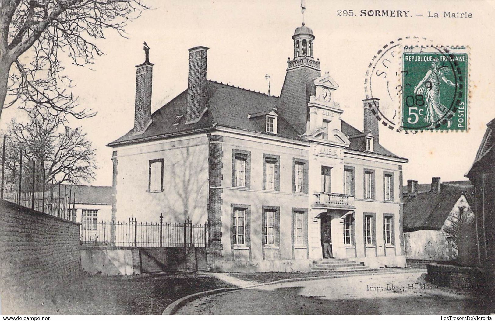 CP FRANCE - 89 - SORMERY - La Mairie - Autres & Non Classés