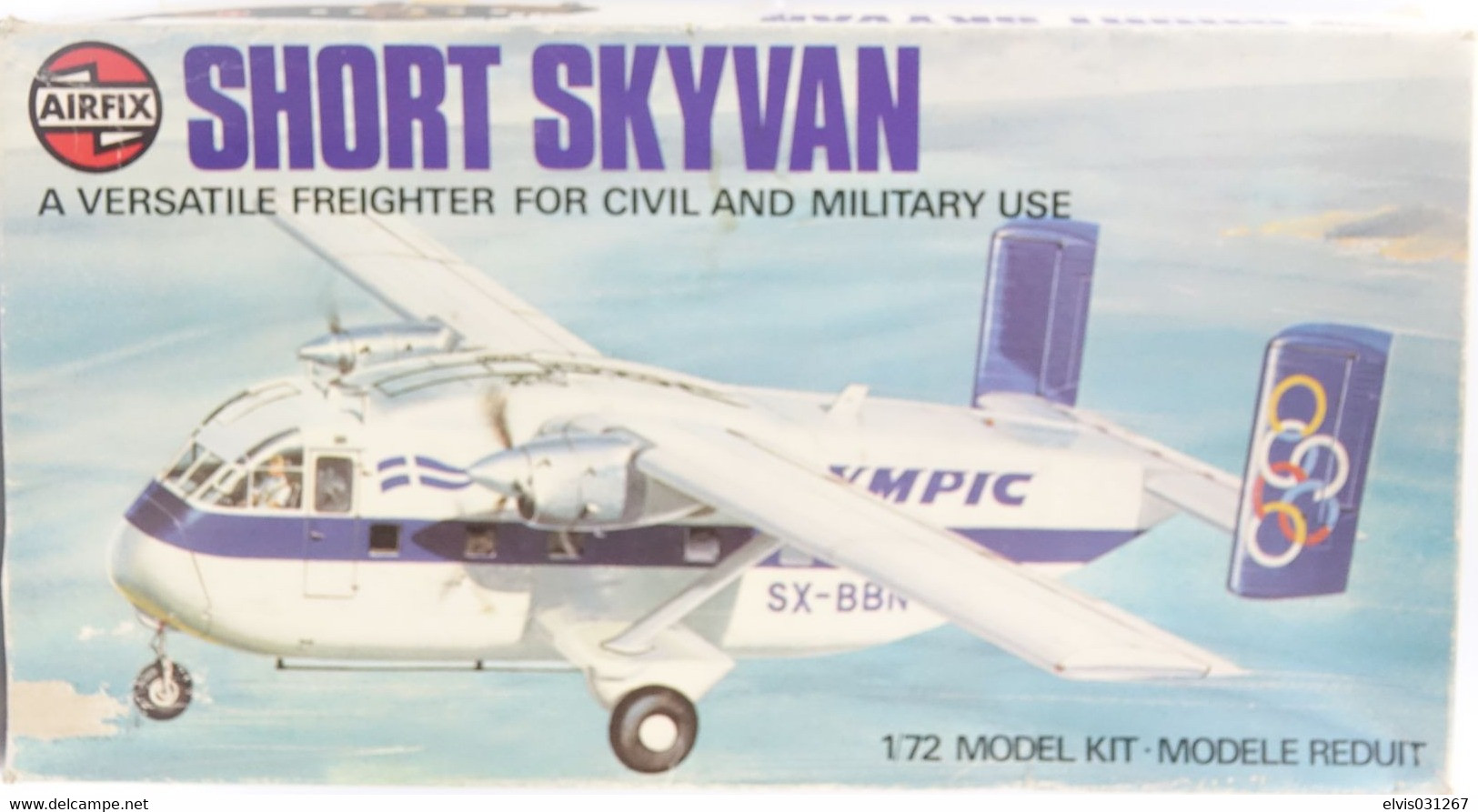 Vintage MODEL KIT : Airfix 04018-3 Short Skyvan, Scale 1/72, Vintage 1975 's - Schaal 1:32