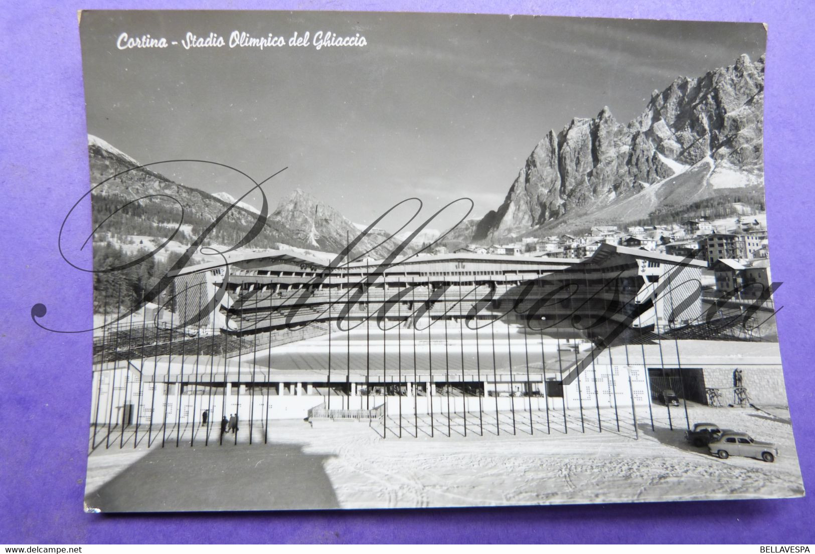 Cortina Stadio Olimpico Del Ghiaccio Ca 1958 - Deportes De Invierno