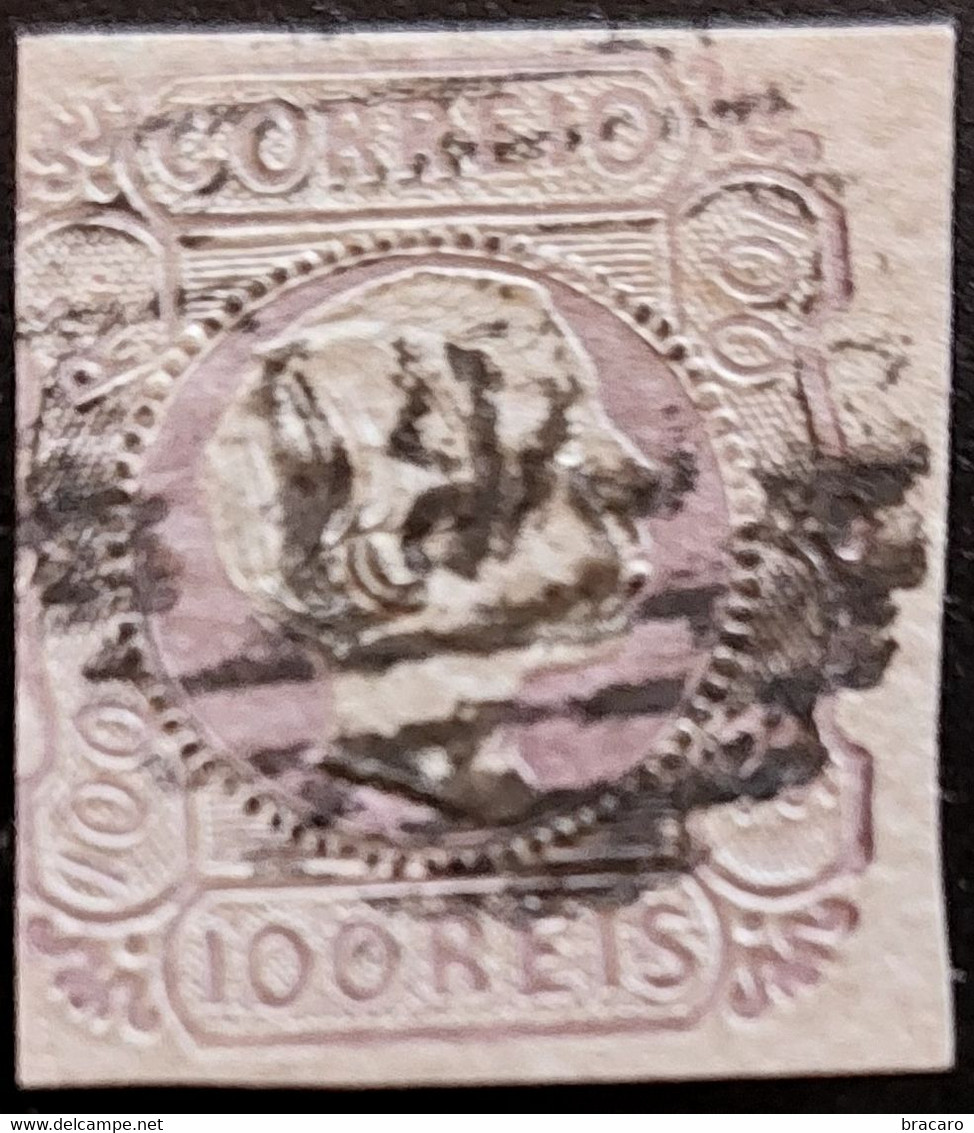 PORTUGAL - D. Pedro 100 Reis, Lilás, Mf 9 - Usado, Normal - Used Stamps