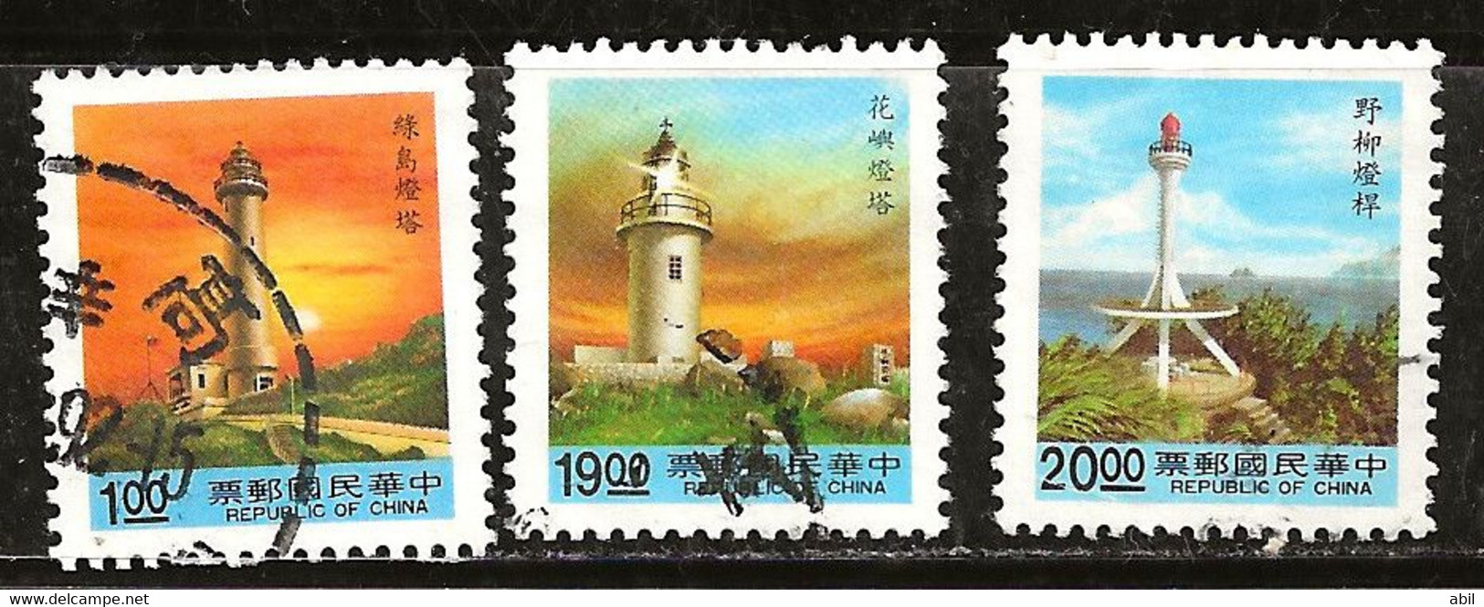 Taiwan 1992 N°Y.T. : 1976 à 1978 Obl. - Gebraucht