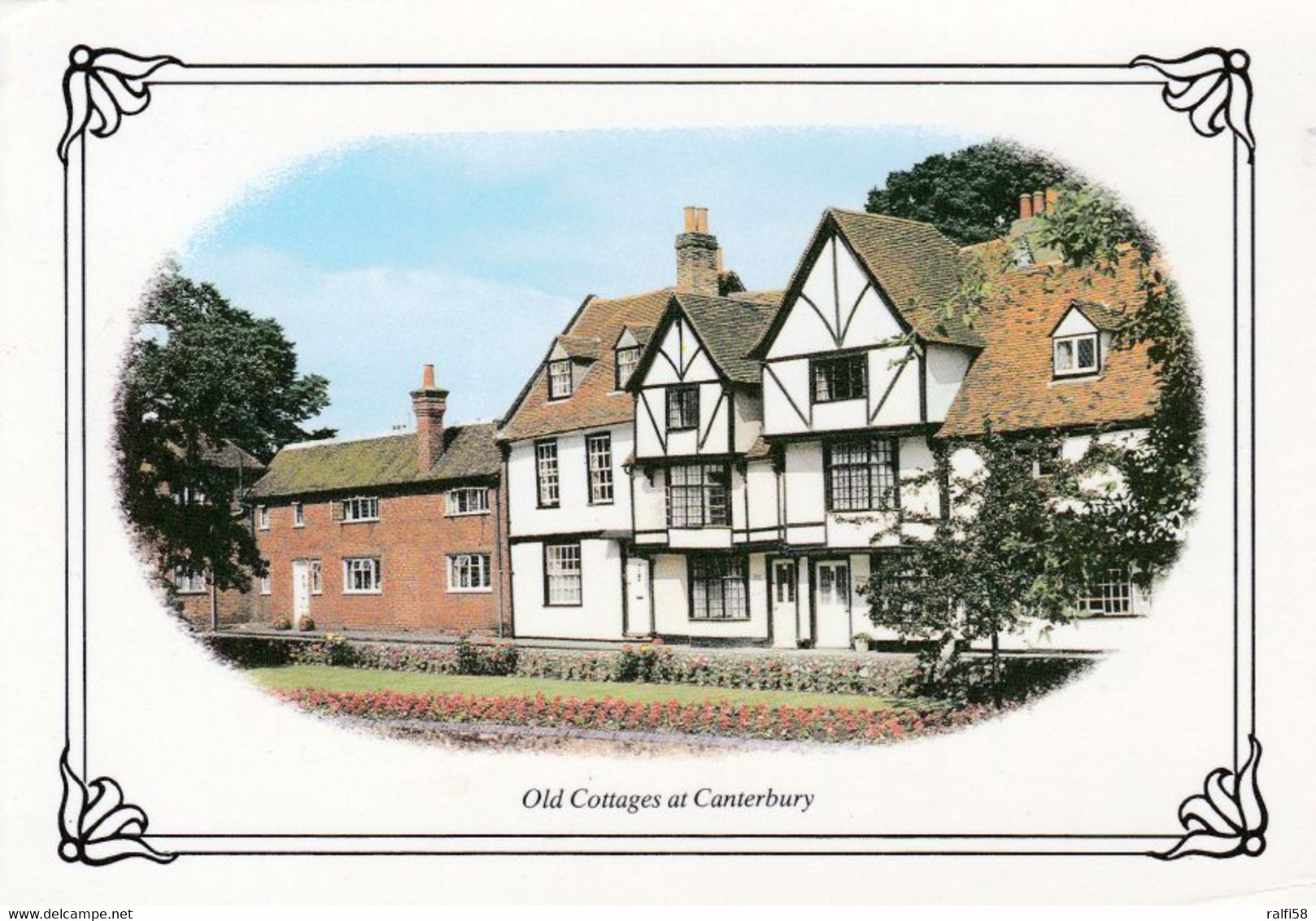 1 AK England * Old Cottages At Canterbury * - Canterbury