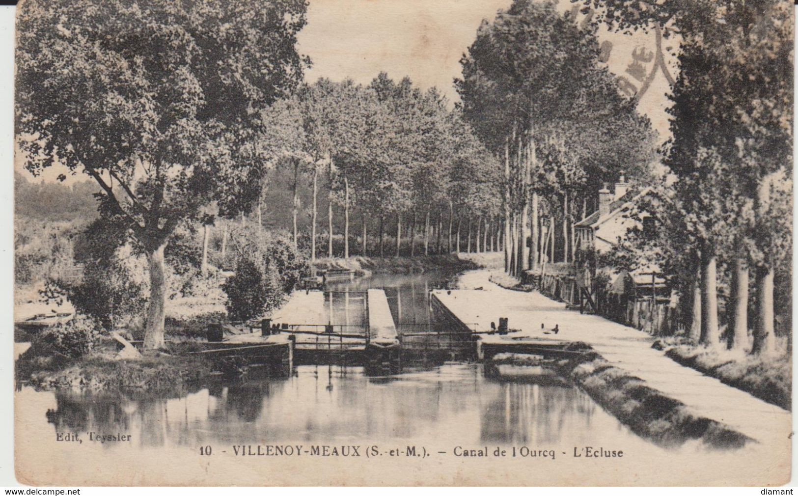 VILLENOY-MEAUX (77) - Canal De L'Ourcq - L'Ecluse - En L'état - Villenoy