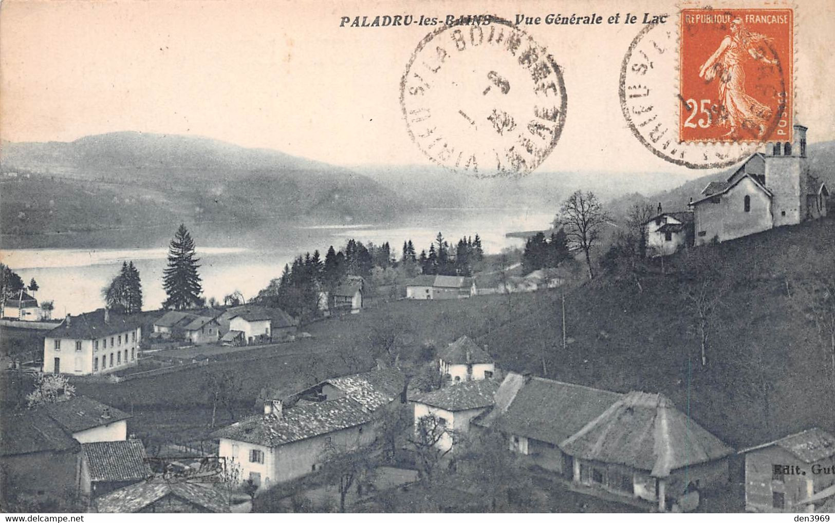 PALADRU (Isère) - Vue Générale Et Le Lac - Paladru