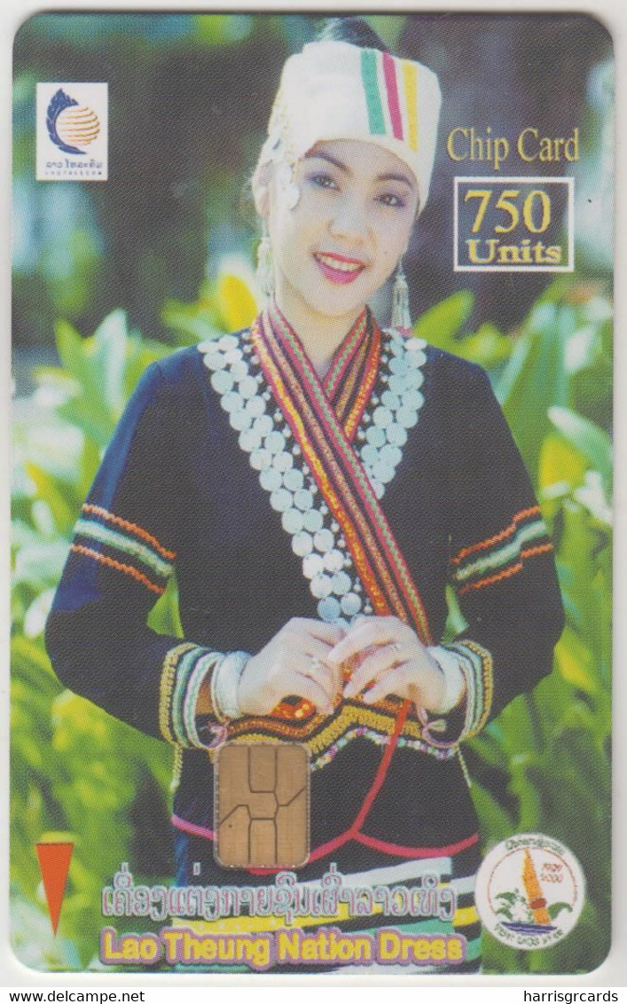 LAOS - Lao Soung (Lady), Lao Telecommunications, 06/99, 1050 U, Tirage 30.000, Used - Laos