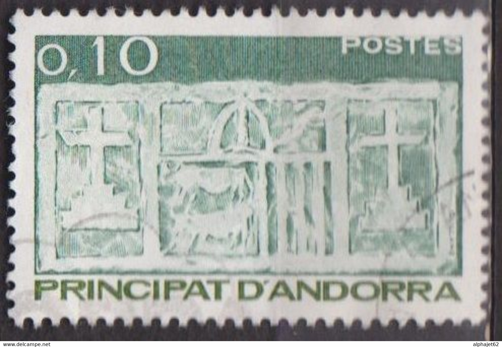 Ecu Primitif Des Vallées - ANDORRE - N°  317 - 1983 - Usados