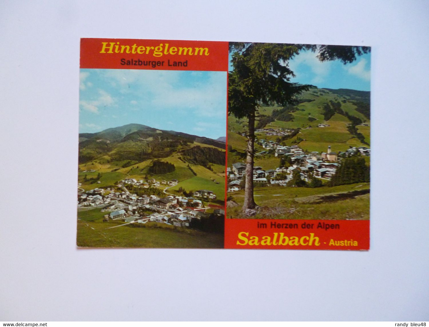 INTERGLEMM  -  SAALBACH  -  Vue Générale  -  AUTRICHE - Saalbach