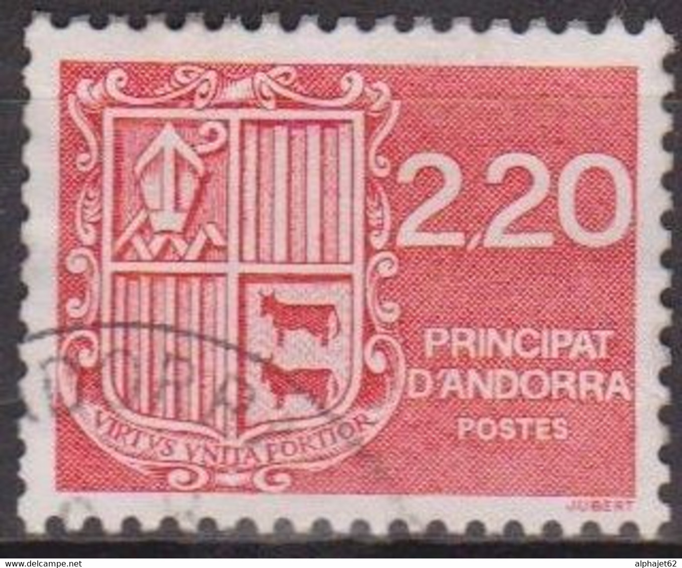 Blason - ANDORRE - Série Courante - N°  366 - 1988 - Used Stamps