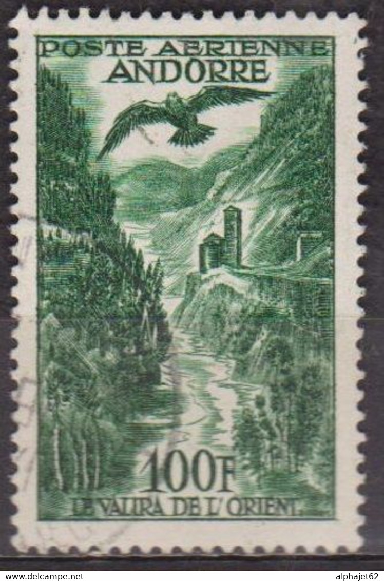 Poste Aérienne - ANDORRE - Le Valira De L'Orient - N°  2 - 1955 - Oblitérés