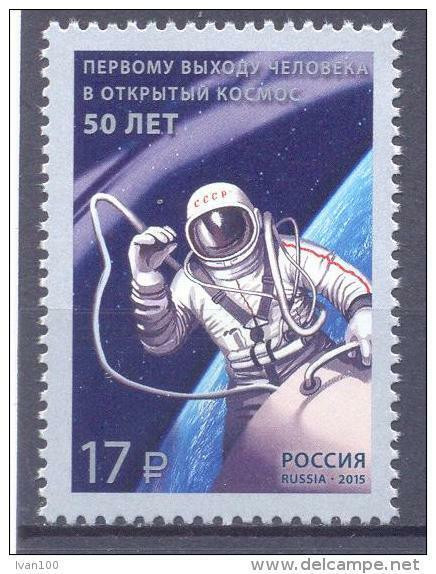 2015. Russia, Space Day, 1v, Mint/** - Nuevos