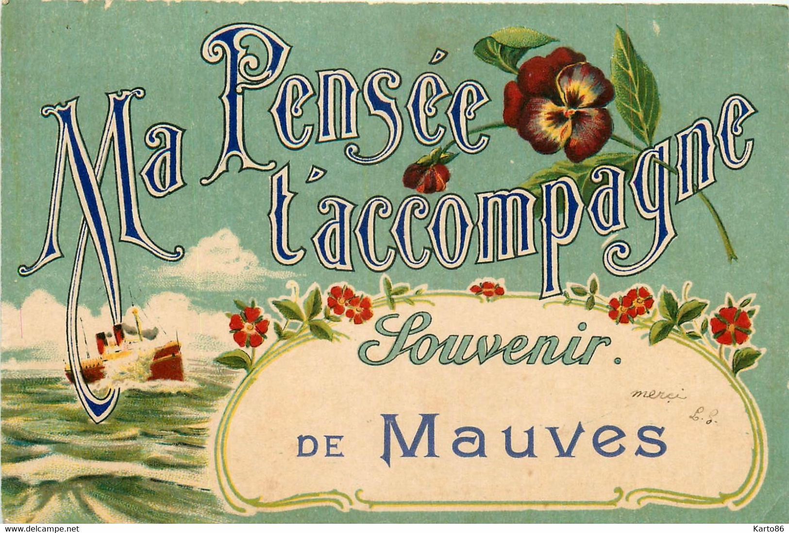 Mauves * Souvenir Du Village * Ma Pensée T'accompagne - Mauves-sur-Loire