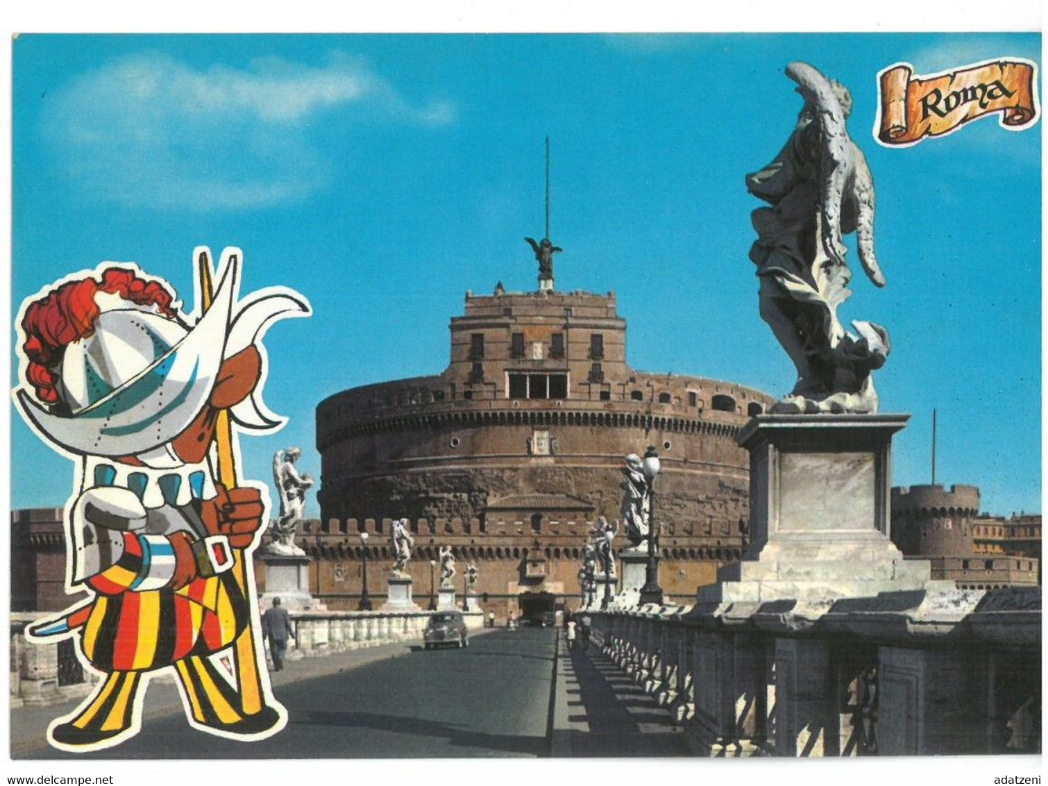 BR979 Roma Ponte E Castel S. Angelo Non Viaggiata - Ponts